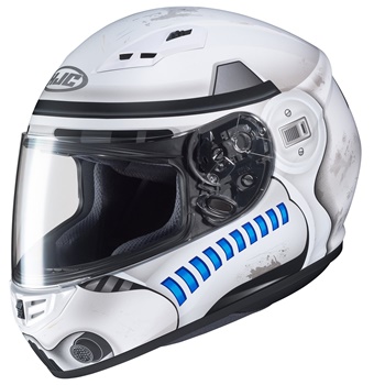 HJC Star Wars Full Face CS-R3 Storm Trooper Motorcycle Helmet