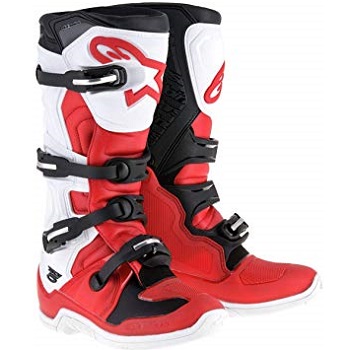 Alpinestars Tech 5 Boots - Red/White/Black - 9