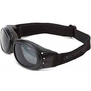 Bobster Cruiser 2 Goggles, Black Frame/3 Lenses (Smoked, Amber and Clear)