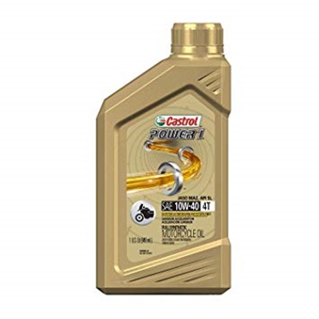 Castrol 06112 POWER 1 4T 10W-40 Synthetic Motorcycle Oil