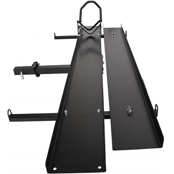 ECOTRIC 600LBS Black Steel Motorcycle Carrier Mount Dirt Bike Rack Hitch