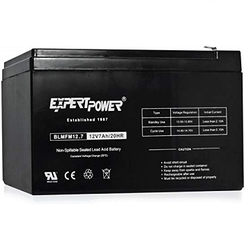 ExpertPower 12V 7 Amp EXP1270 Rechargeable Lead Acid Battery