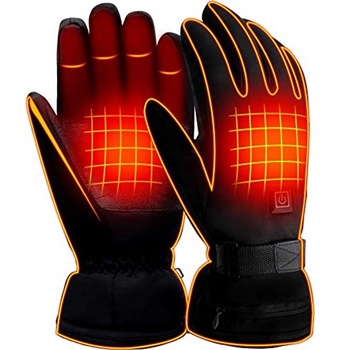 GLOBAL VASION Electric Rechargeable Heated Gloves Touchscreen