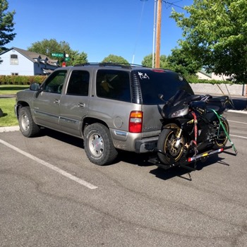 How To Tie Down Motorcycle On Hitch Carrier