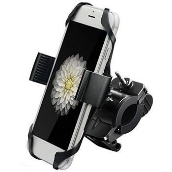 IPOW Metal Motorcycle Phone Mount, Unbreakable Metal Handlebar Holder