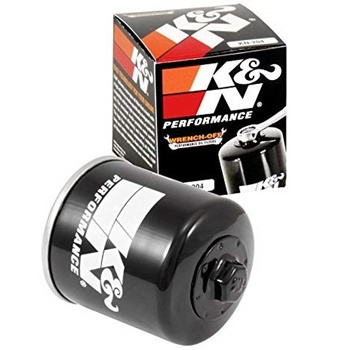 K&N Motorcycle Oil Filter - High Performance Black Oil Filter