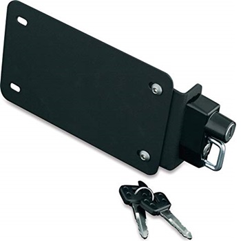 Kuryakyn 4248 Motorcycle License Plate Helmet Security Lock