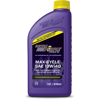 Royal Purple Max-Cycle 10W-40 Synthetic Motorcycle Oil