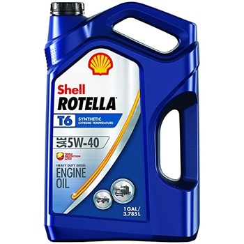 Shell Rotella T6 Full Synthetic 5W-40 Diesel Engine Oil