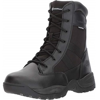 Smith & Wesson Men's Breach 2.0 Tactical Size Motorcycle Zip Boots