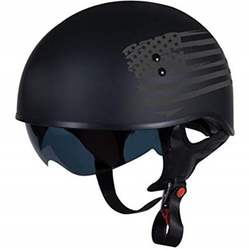 TORC T55 Spec-Op Adult Half Helmet with Flag Graphic