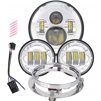 TRUCKMALL 7 inch LED Headlight Fog Passing Lights DOT
