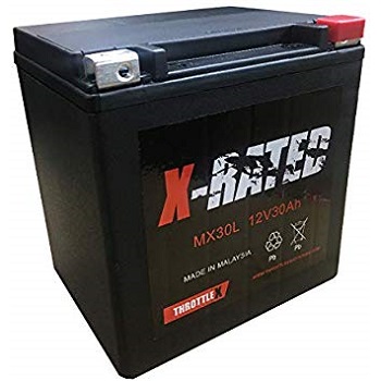 ThrottleX Batteries MX30L - MOTORCYCLE BATTERY - 600+ CCA
