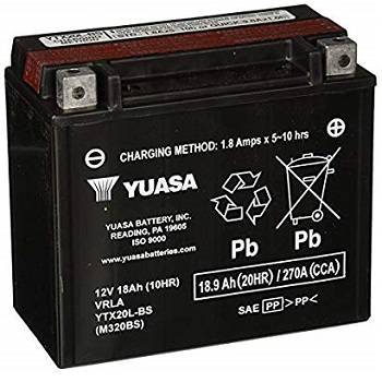 Yuasa YUAM320BS YTX20L-BS Battery